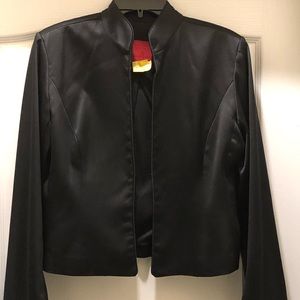 JS Collection Black Satan Jacket